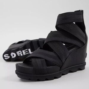 Joanie™ II Leather Wedge Heeled Sandal Sorel Size 8